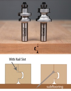 Tonuge and Groove Router Bit Set