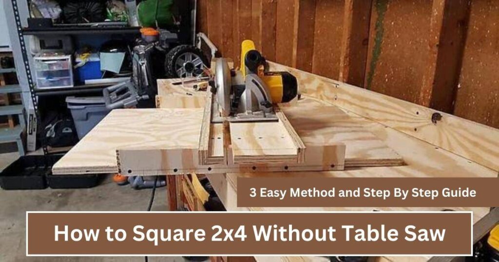 How to Square 2x4 Without Table Saw